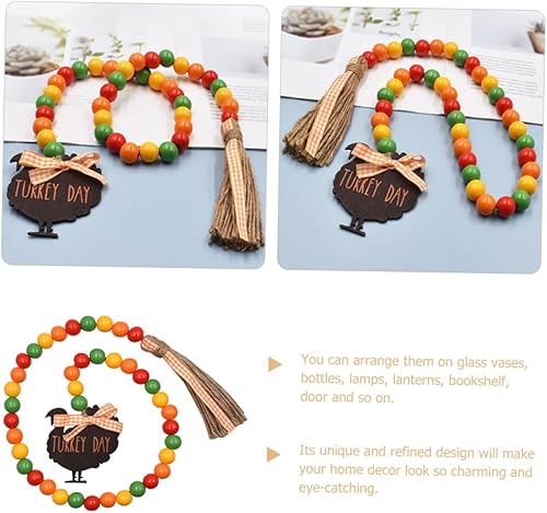 Miniatura 6 de BESTOYARD Etiqueta de pared para decoración del hogar, decoración rústica con bandeja escalonada y de Halloween, letrero de guirnalda para fiesta,