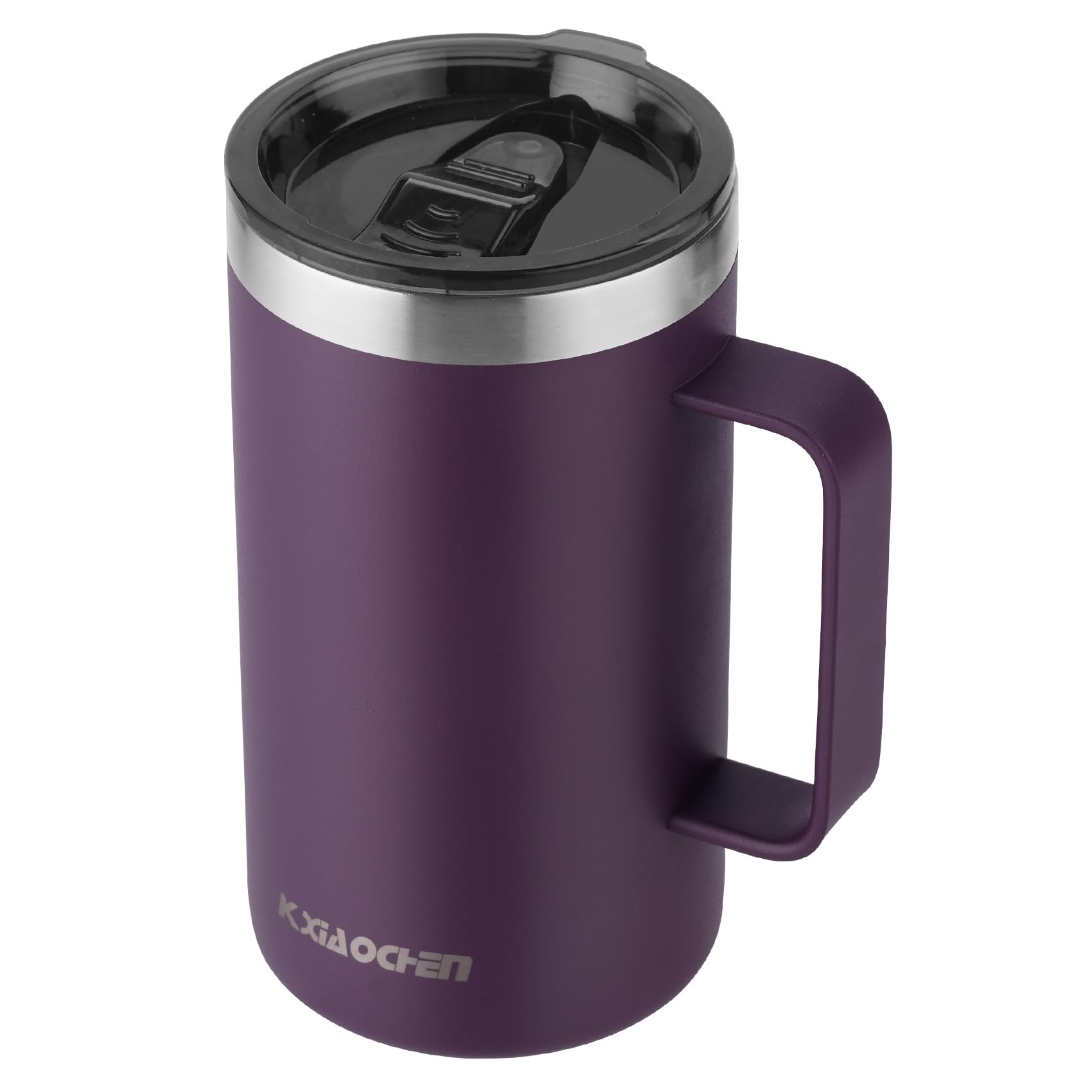 KXIAOCHEN 20 oz Insulated Coffee Mug, Coffee Cup with Lid and Wide Handle — image 1