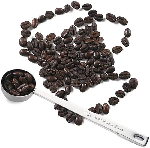 Miniatura 3 de Jasni Cuchara medidora de acero inoxidable, 1 cucharada de café, juego de 3