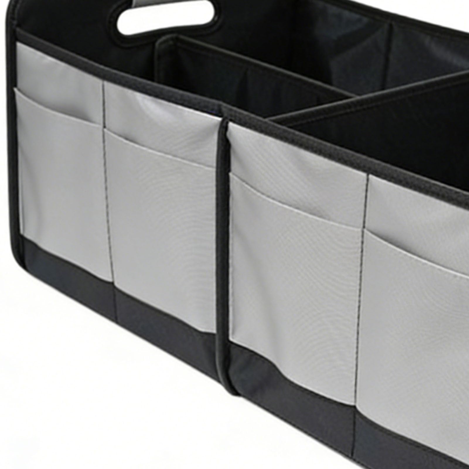 Ejoyous Organizzatore Pieghevole per Bagagliaio dell'auto, in Tessuto Oxford, 58 X 32 X 37 Cm, Multi Scomparto, Maniglie Pieghevoli, Base Antiscivolo, per SUV, Camion, Campeggio, Generi alimentari.