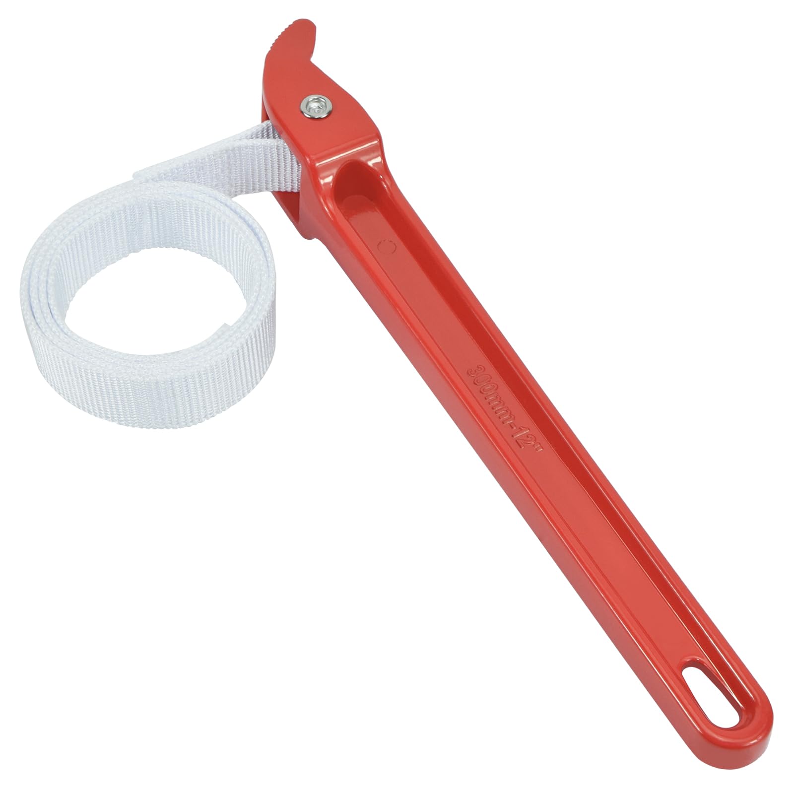 Thsakzo 12" Adjustable WrenchNylon Strap Wrench, For Removing Or Oil Filter Strap Opener Wrench, Pipes, PVC Joints, Shower Heads And Cans