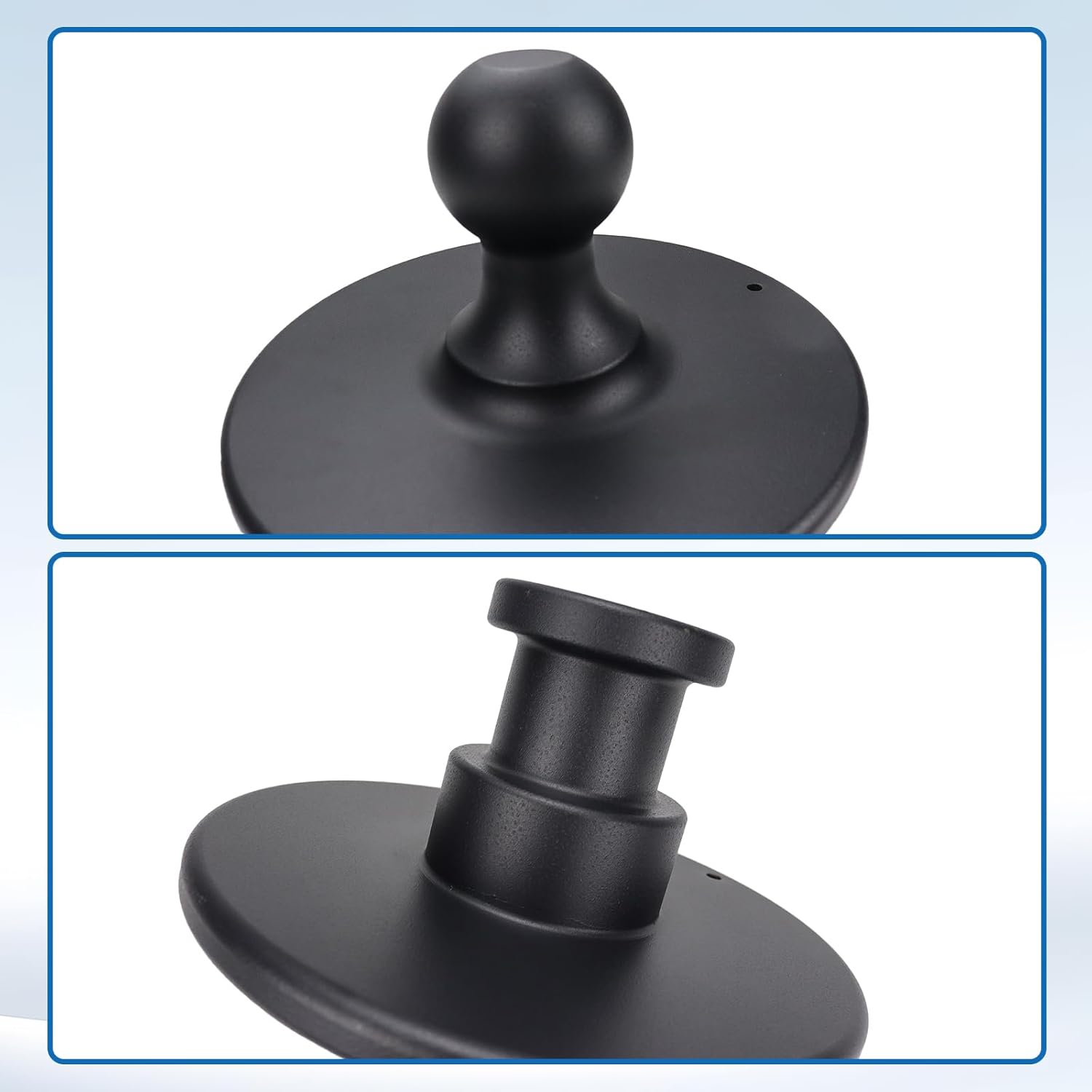 5th Wheel Gooseneck Ball Hitch Adapter 2-5/16'' Kingpin to Towing Receiver 2085295 Fit for Tractor or Trailer Fifth Wheels Load Capacity 30000lbs