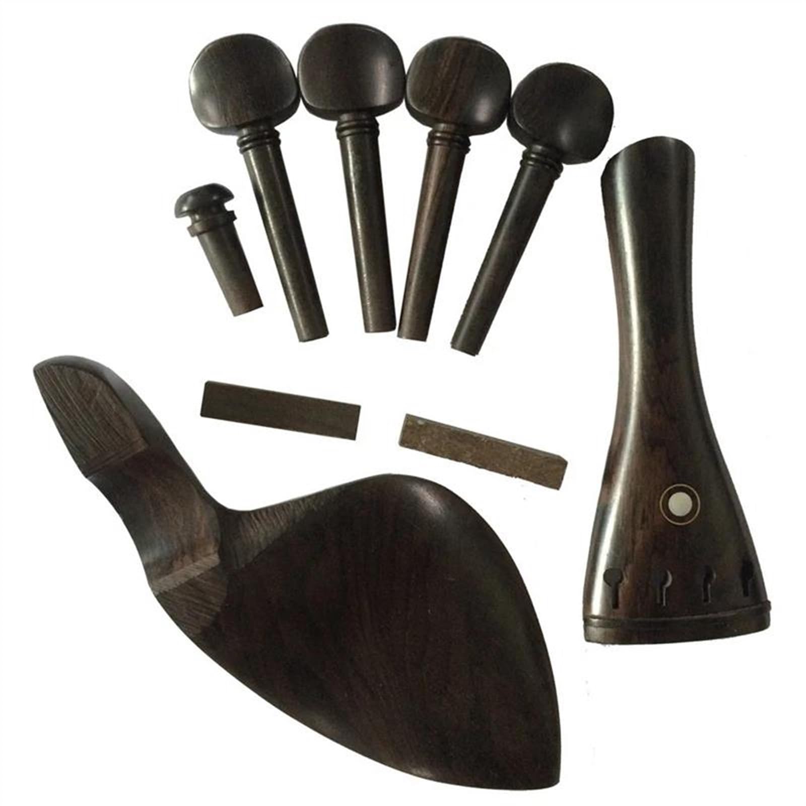 Profesional violín Accesorios Juego Completo De Accesorios Para Violín 4/4, Juego De Violín, Clavijas, Accesorios De Repuesto Para Instrumentos
