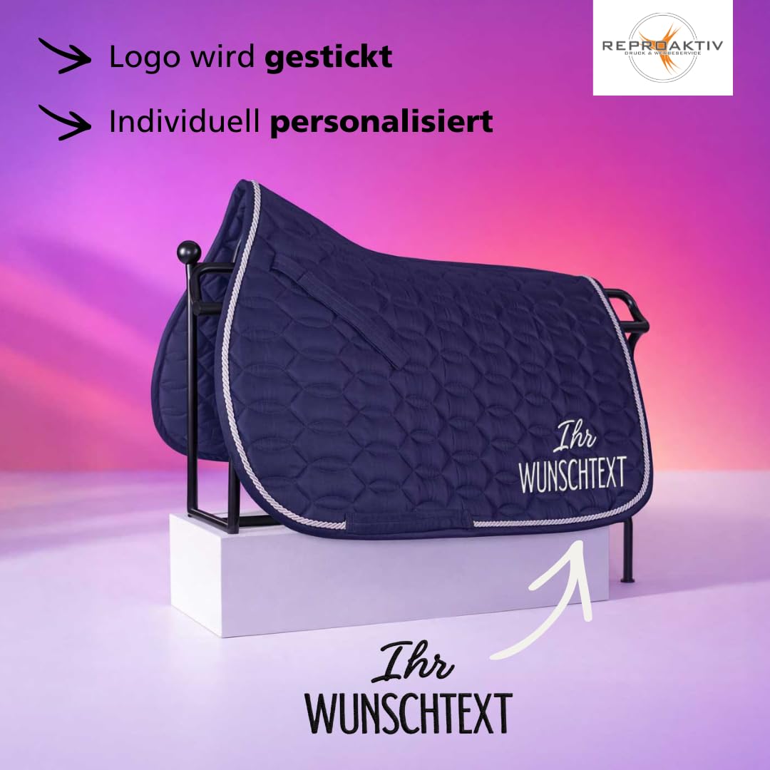 Generisch Personalisierbare Waldhausen Schabracke – bestickbar mit Name/Initialen