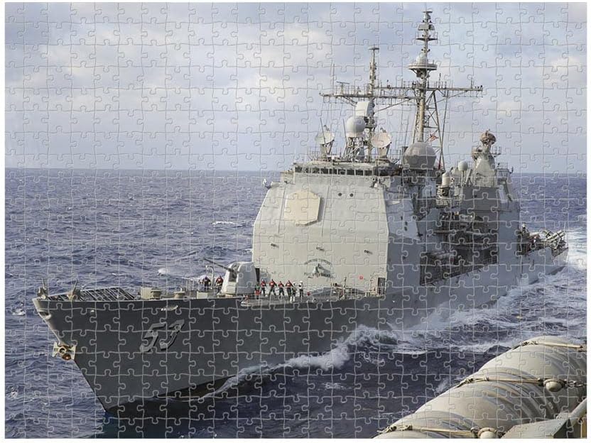Mobile Bay USS Jigsaw Puzzle: Ticonderoga-Class Guided-Missile Cruiser by Puzzle Rabbit