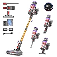 coovy 580W/55000Pa Aspirapolvere senza Fili SU7, Scopa Elettrica senza Filo Potente