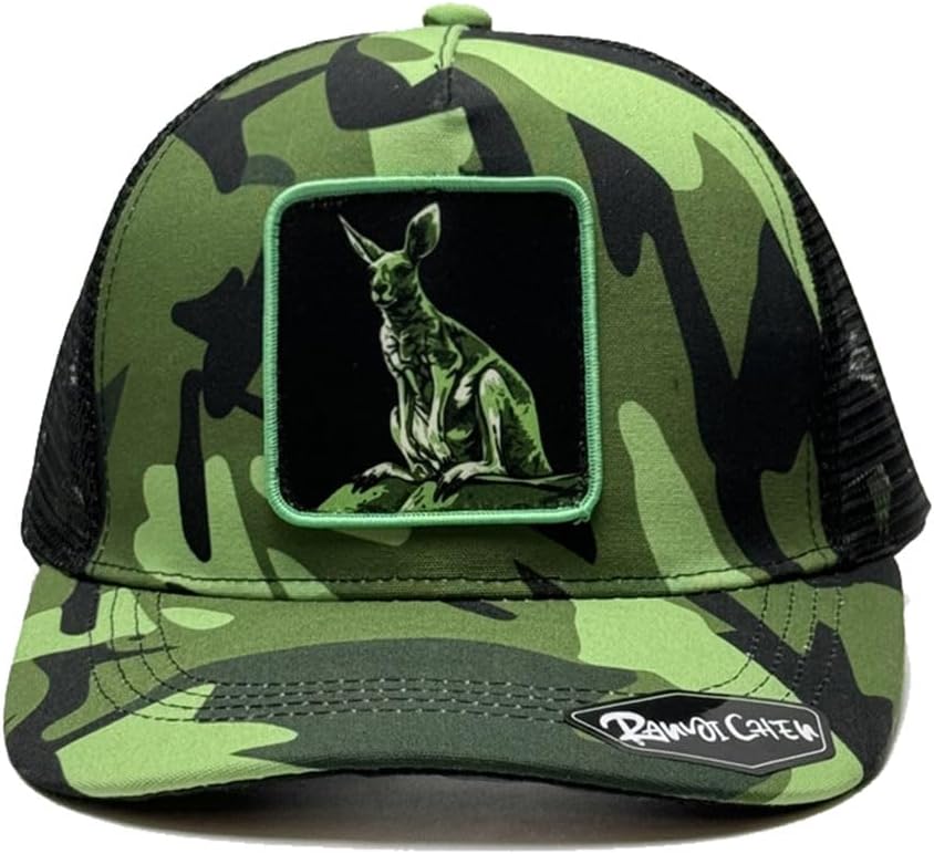 Farm Animal Trucker Hat with Embroidered Patch, Adjustable Snapback Mesh Hip Pop Baseball Cap for Men and Women Dad Mom