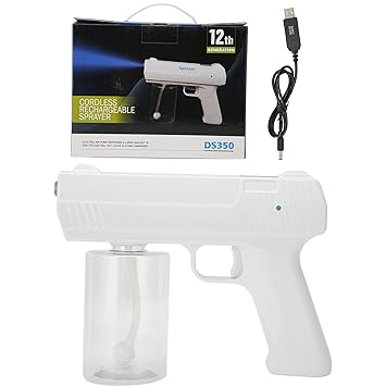 Water Spray Bottle, Wireless Rechargeable Nano Hair Sprayer Continuous Spray Bottle for Hair Styling Moisturizing Hair Care Nano Atomizer Sprayer Fine Mist Spray Bottle