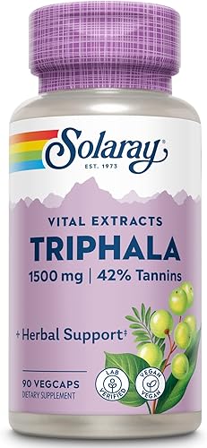SOLARAY Extracto de Triphala 500 mg VCaps | 90 unidades