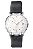 JUNGHANS max Bill Damenuhr mit Lederband Schwarz 47/4450.02