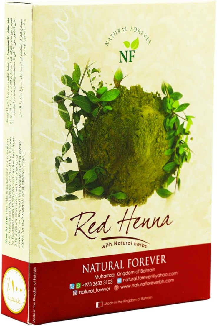 โ Red Henna Hair Colour, 250g | Natural Ingredients | Reduces Hair Fall | Promotes Hair Growth | Chemical Free | No PPD