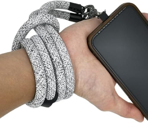Miniatura 4 de Cordón cruzado para teléfono celular, correa de muñeca alrededor del cuello para la mayoría de teléfonos inteligentes, auriculares, llavero de