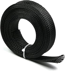 Othmro 1Pcs PET Cable Wire Wrap Braided Expandable Sleeving Cable - View #3