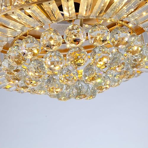 Miniatura 3 de Ventilador de techo retráctil de 42 pulgadas con luz LED de 3 colores, control remoto, lámpara reversible de 6 velocidades para sala de estar,