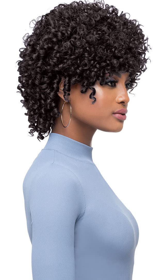 Outre Purple Pack 3Pcs Salon Set Curly Wavy Style Human Hair Blend Weaves - STRAW SET (DR425)