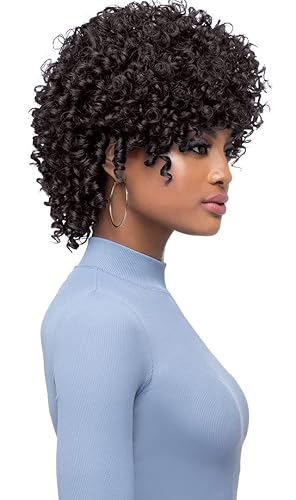 Miniatura 4 de Outre Purple Pack - Juego de 3 piezas de mezcla de cabello humano rizado y ondulado, juego de pajitas (C4/30)