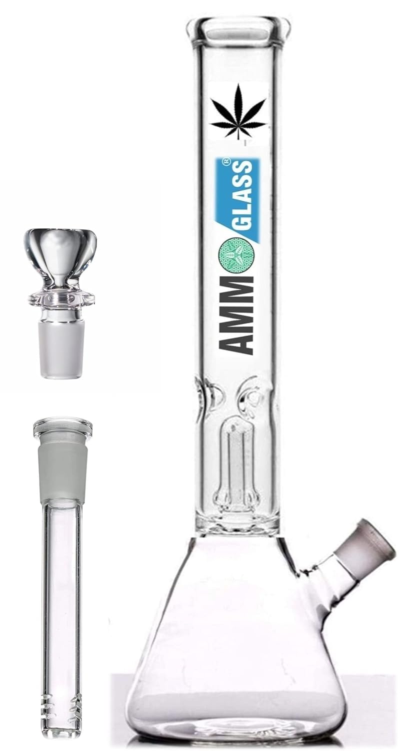 Ammo Glass bong A+ grade scientific glass bong Amazon.in Home