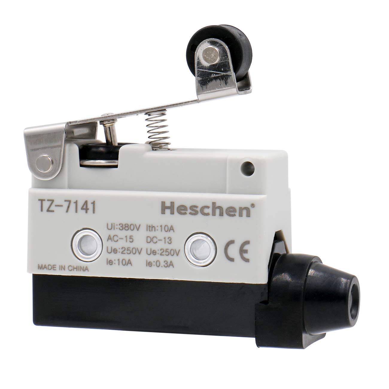 10 X Interruttori Di Finecorsa ME-8104 Con Leva A Rullo Regolabile - 250V 5A AC