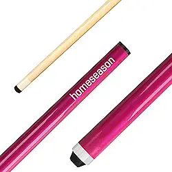 Taco de sinuca Pool Cues 144.8 cm com ponta de couro de fibra de 13 mm 4 cores para iniciantes, comerciais e entretenimento doméstico