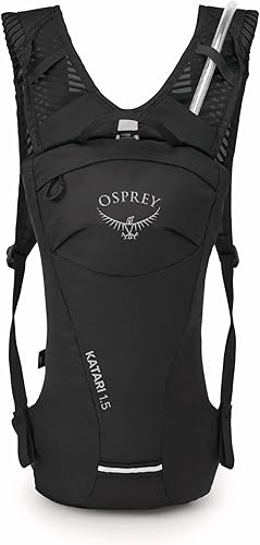 Miniatura 6 de Osprey Katari 1.5L Mochila de ciclismo para hombre con depósito hidráulico, color negro