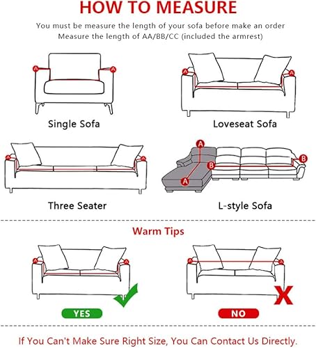 Miniatura 2 de Funda de sofá – Fundas elásticas para sofá, 3D azul y gris, mármol, poliéster, elastano, tela elástica en forma de L, protector de muebles para sofá