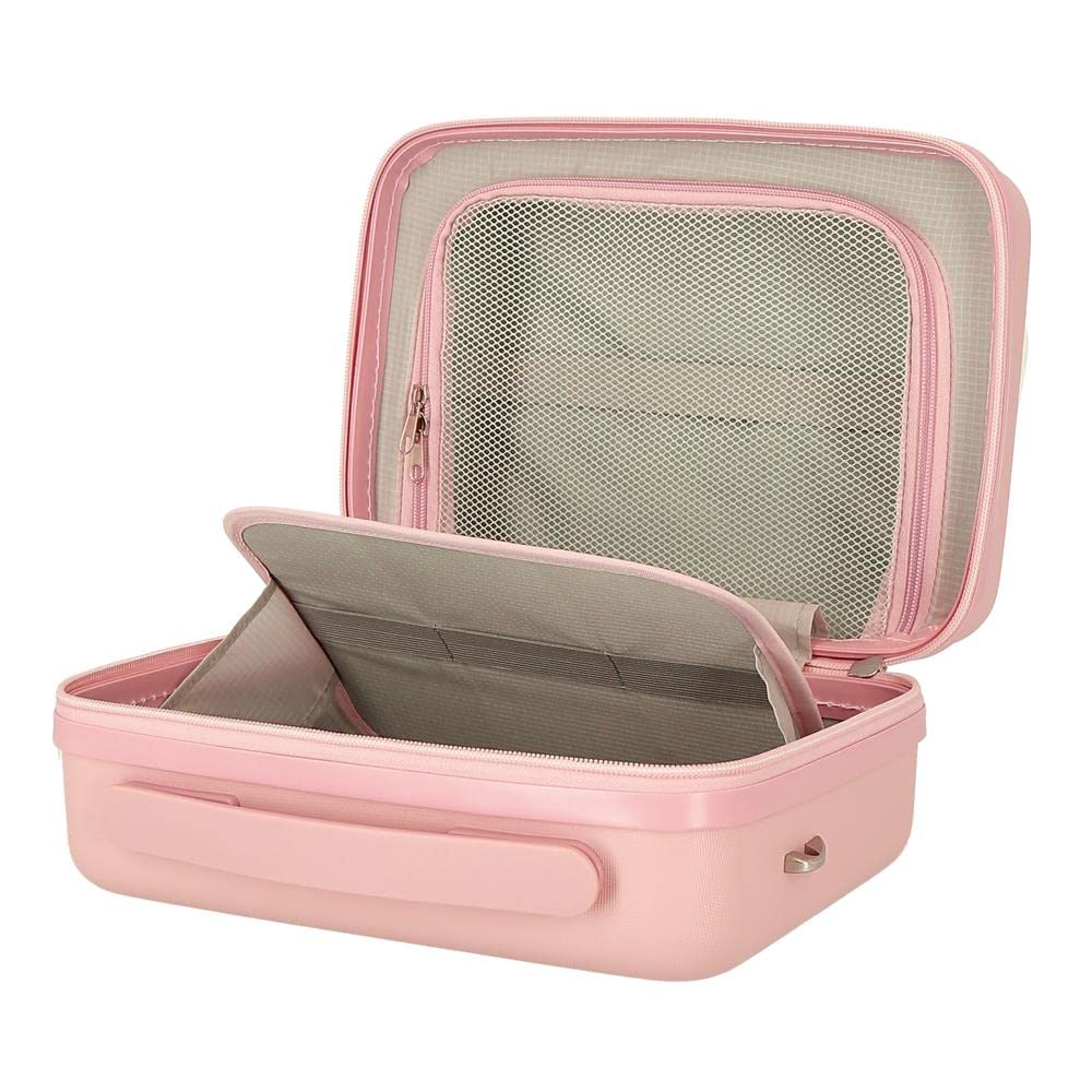 Reebok Girls' Toiletry Bag, Nude, Neceser Adaptable con Bandolera