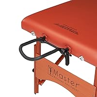 Vista 3 de Master Massage Fairlane Therma-Top - Mesa de masaje portátil con calefacción de 28 pulgadas, color canela, sistema de calefacción ajustable, cama