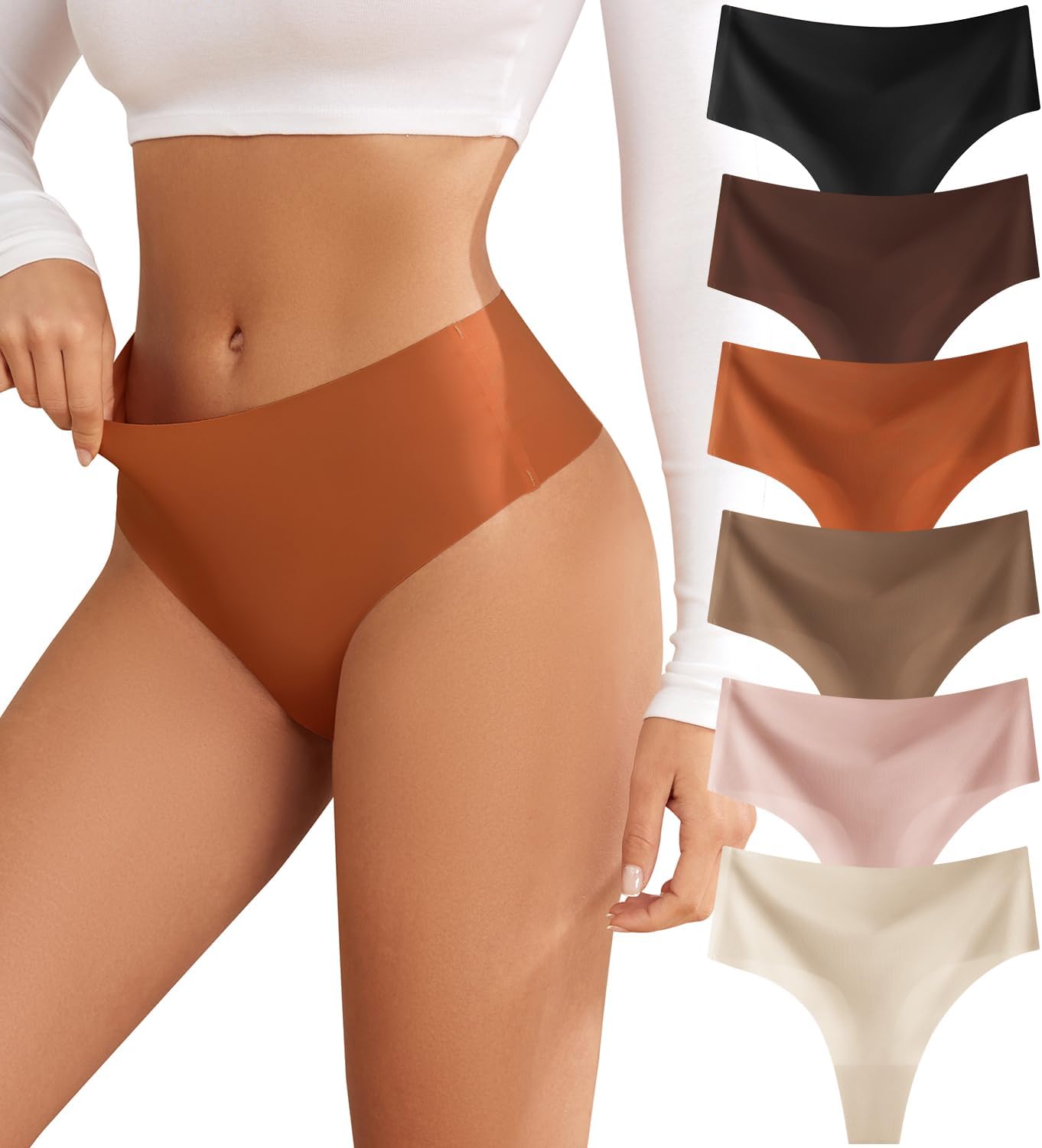 Womens 2055a Thong Panties (pack of 6)