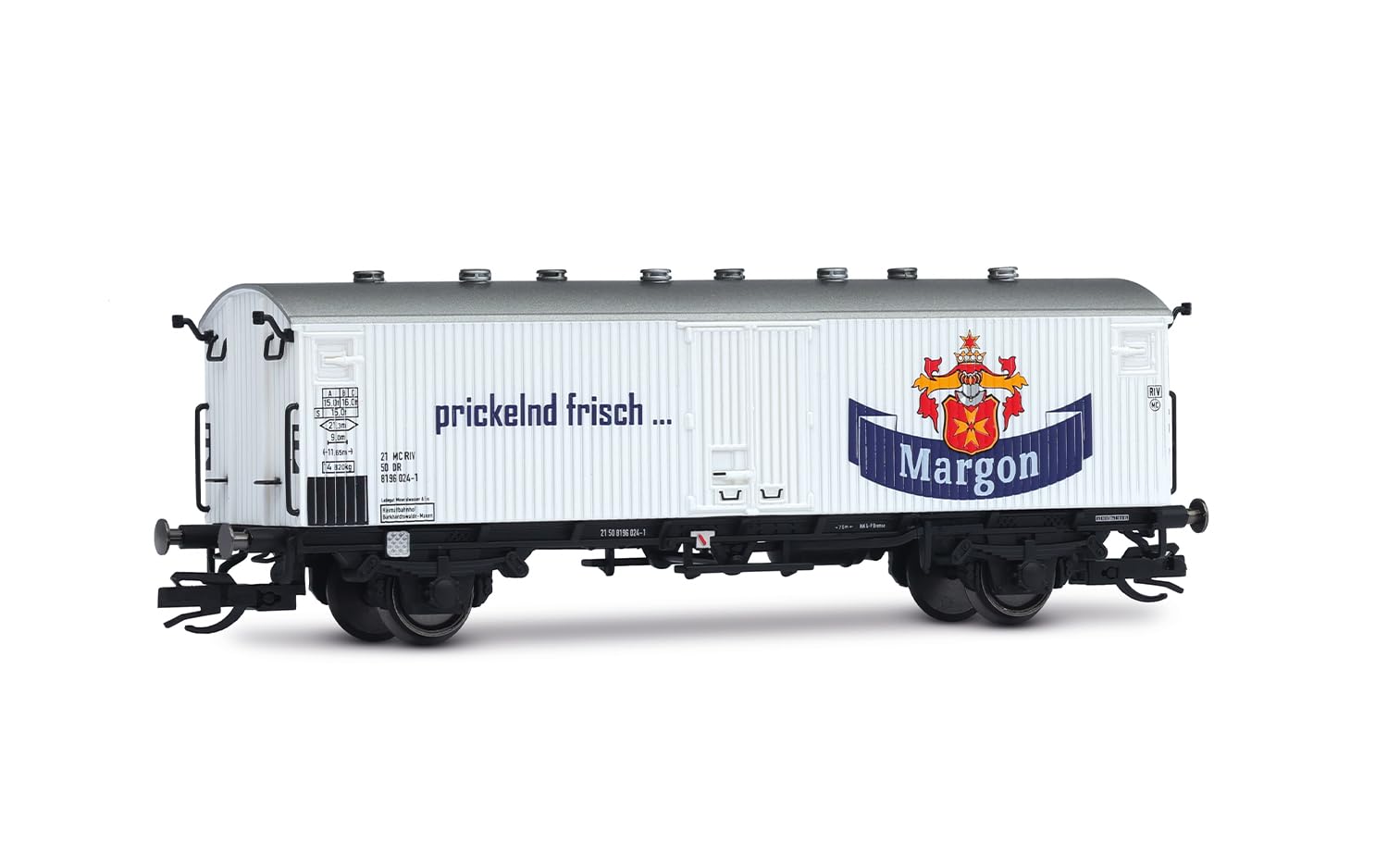 Arnold TT HN9756 DR, Wagon réfrigéré, Margon-Wasser, EP. IV Freight Wagons, Blanc