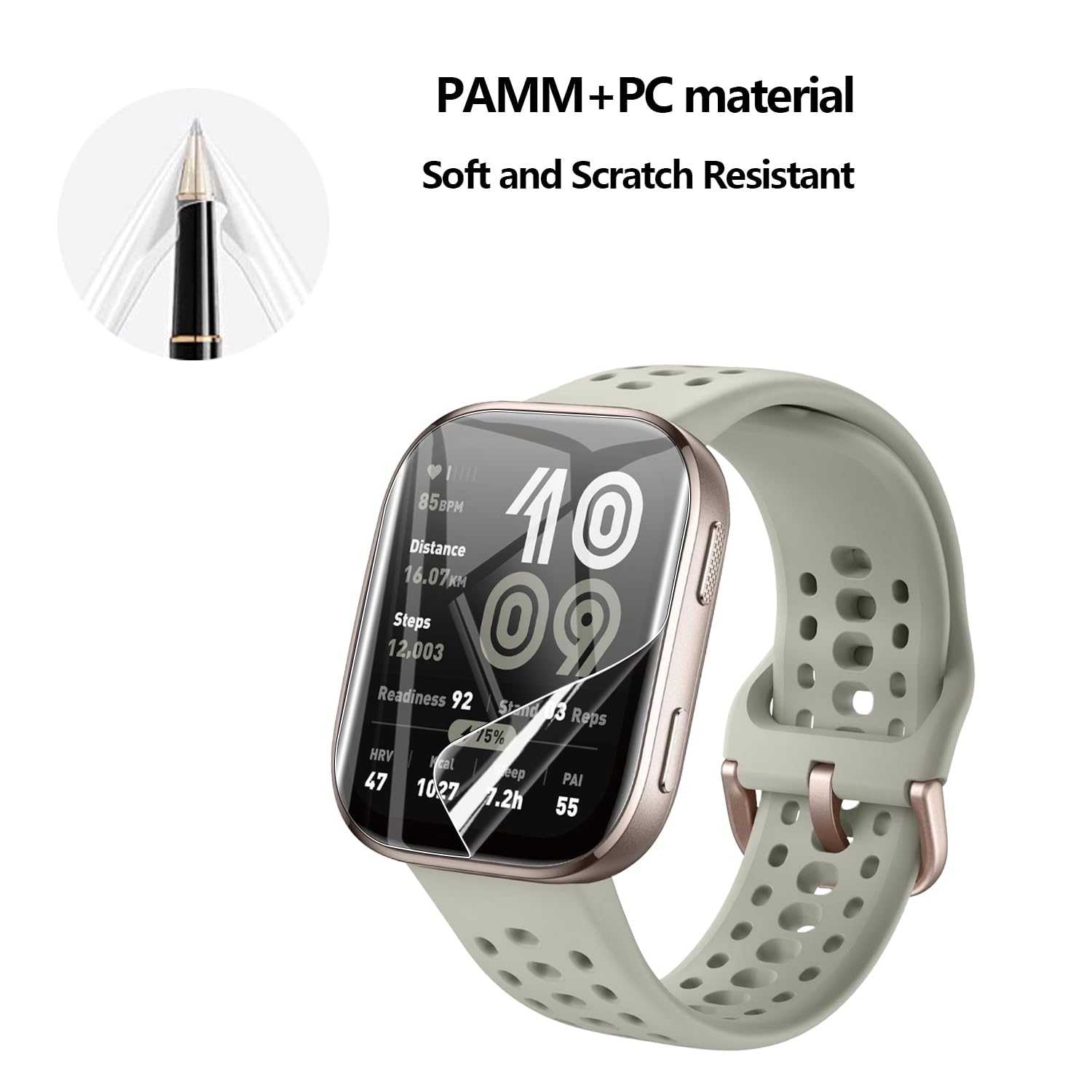 Pellicola Protettiva In Vetro Temperato Per Amazfit Bip 6 (46 Mm) – 4 Pezzi, Antigraffio E Anti-impronta