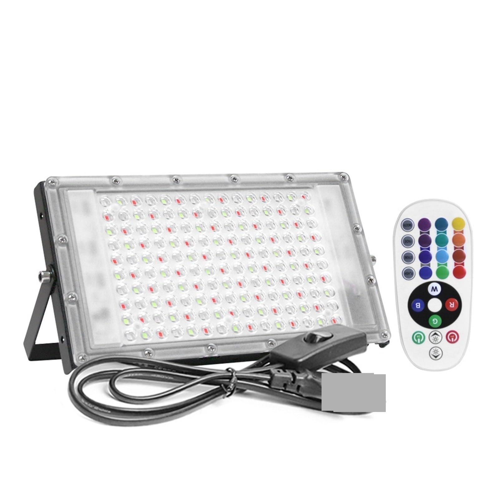 JOLIANE LED RGB Floodlight 50W 100W 150W LED Spotlight Waterproof IP65 Outdoor Projector Lighting with Remote Control(150W)