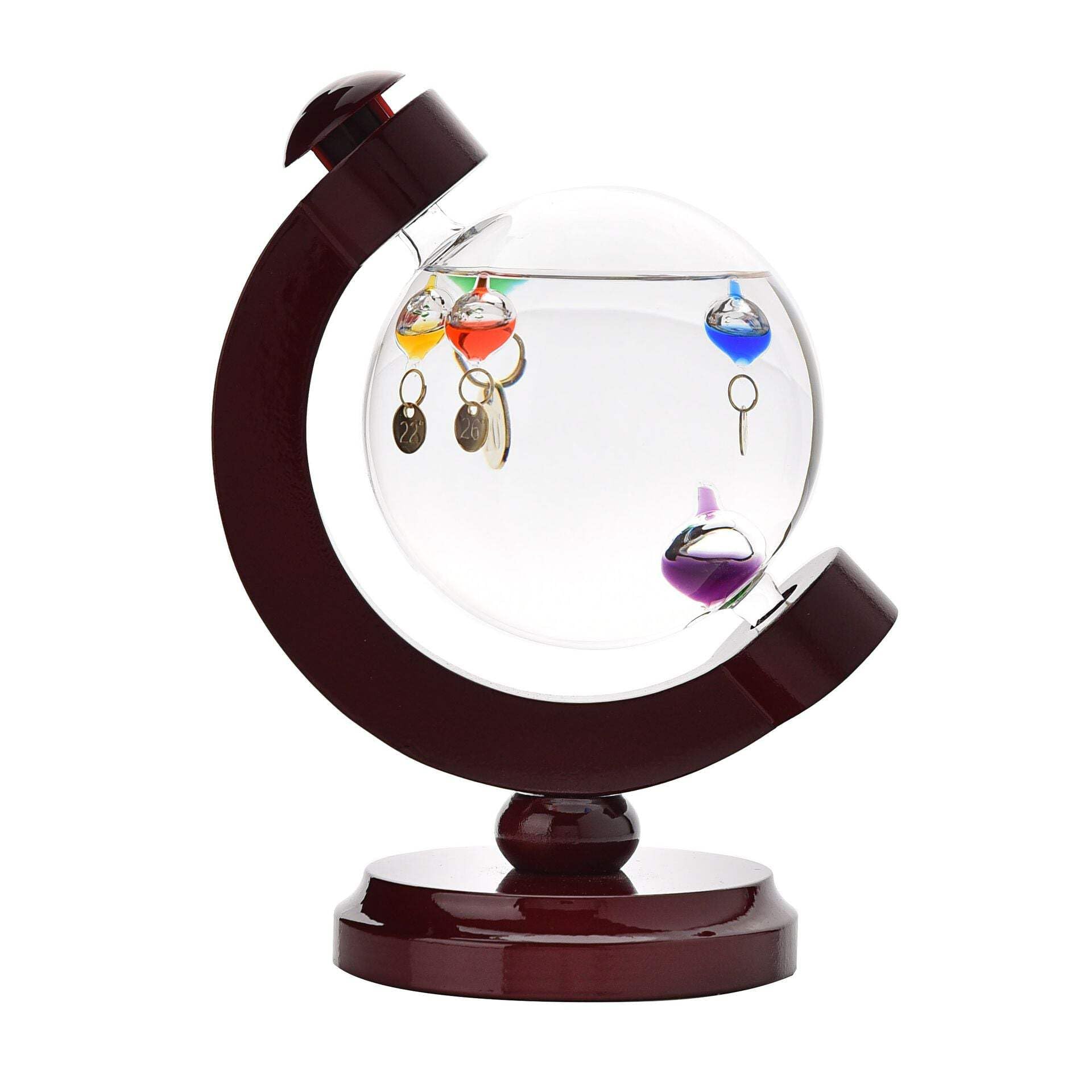 Wm Widdop Thermomètre de Galilée en forme de globe