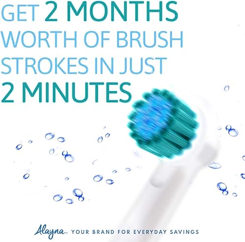 Miniatura 3 de Cabezales de cepillo de repuesto compatibles con cabezales de cepillo de dientes eléctricos Oral b- Sensitive Gum Care - Paquete de 4 cepillos