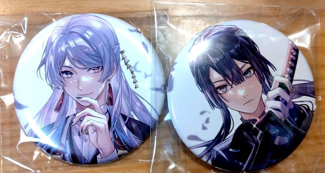 にじさんじ VΔLZ 三華の樂 ブックス 特典 長尾景 缶バッジ