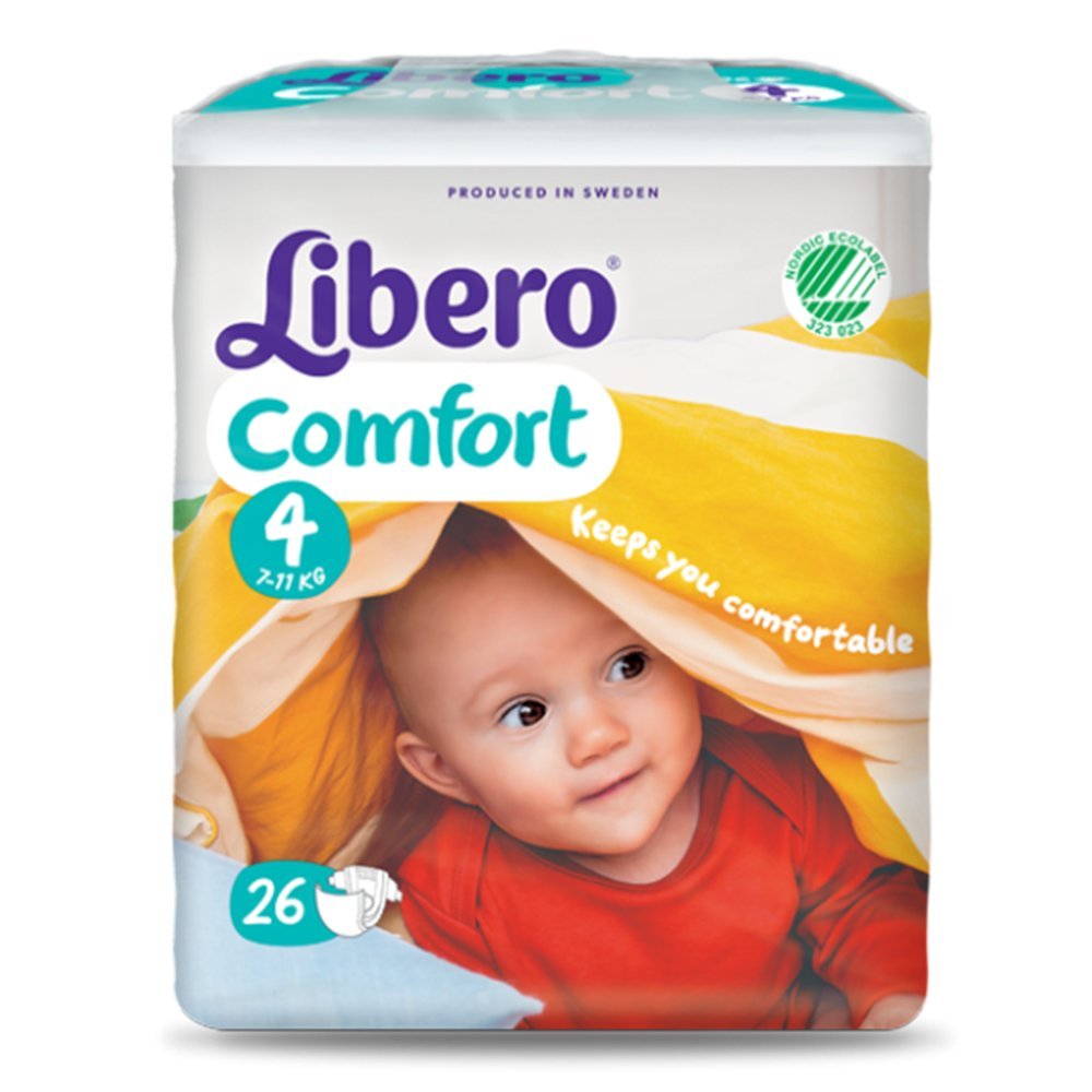 Pannolini Libero Comfort Misura 4 - Kg 7/14