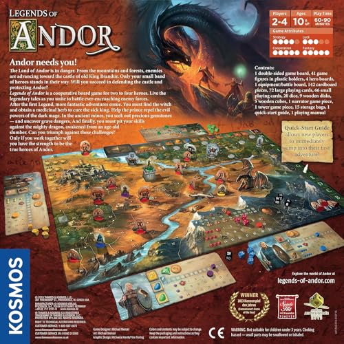 Legends of Andor Juego de Mesa miniatura 2