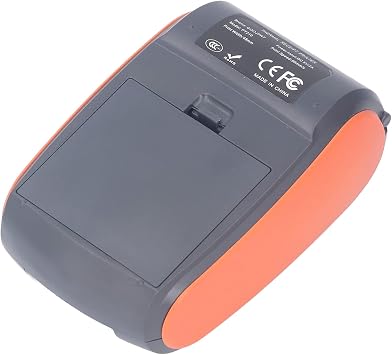 YWBL-WH POS Thermal Receipt Printer Bluetooth Mini Bill Printer 58mm Compatible with Android, iOS, Pocket Ticket Printing Machine with Storage Bag
