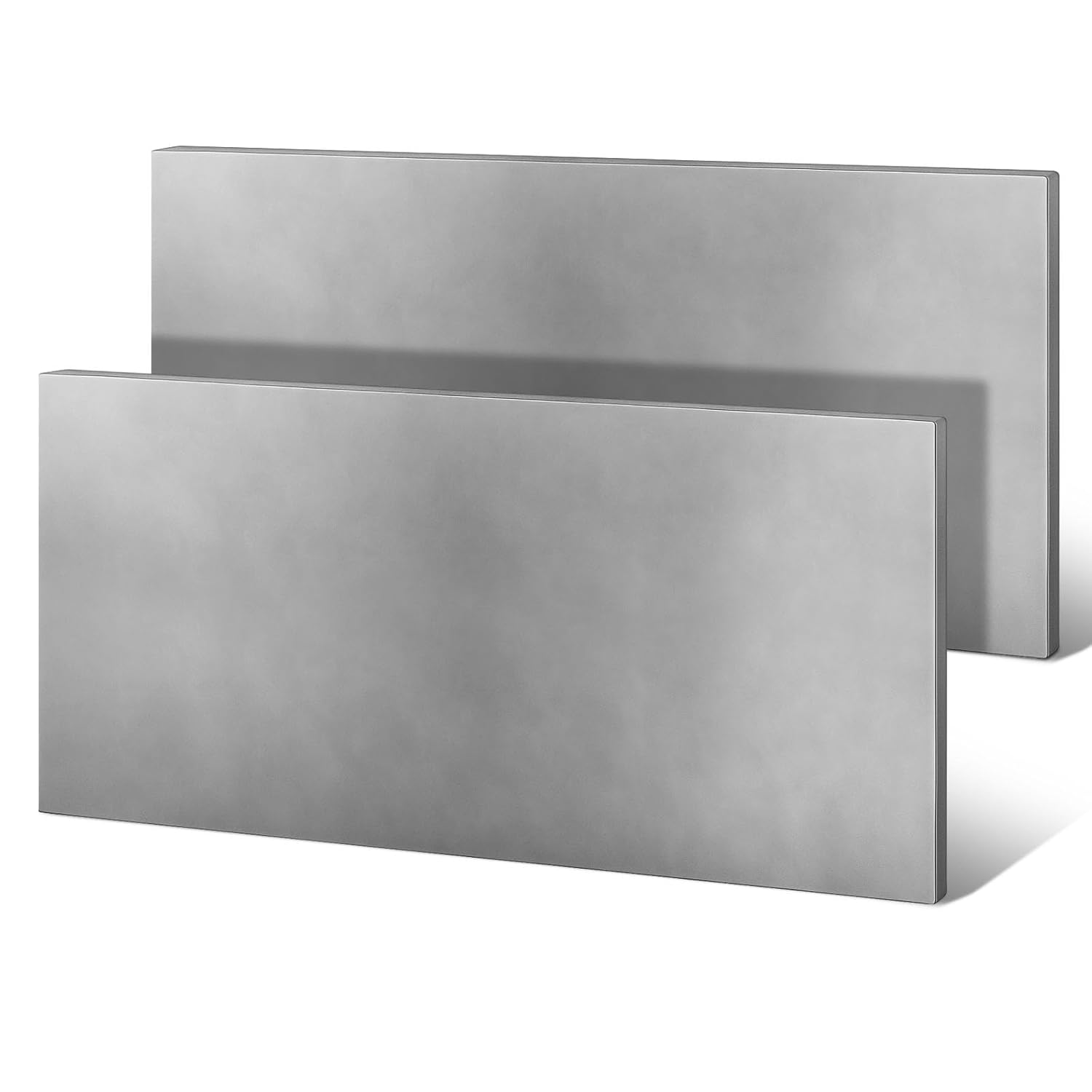 Rocaris 2 Pcs 12 x 24 x 1/8 Inch A36 Steel Plate Hot Rolled, Weldable Steel Sheet Metal for Auto Body Repair, DIY Projects, Industrial Support