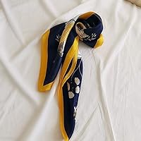 Vista 74 de FONYVE - Pañuelo de satén sedoso de tamaño mediano para mujer, cuadrado, 27.5 x 27.5 pulgadas