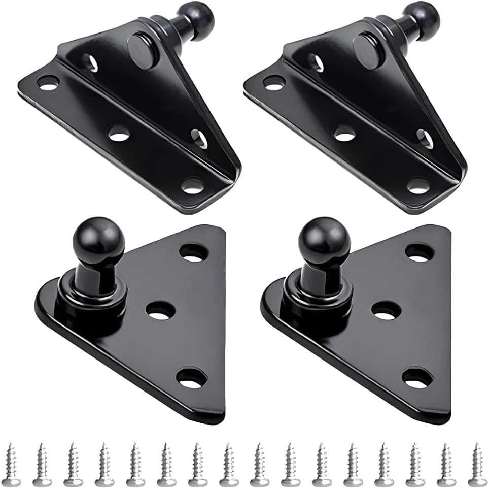 10MM Ball Stud Mounting Bracket Flat-Type Mounts Black