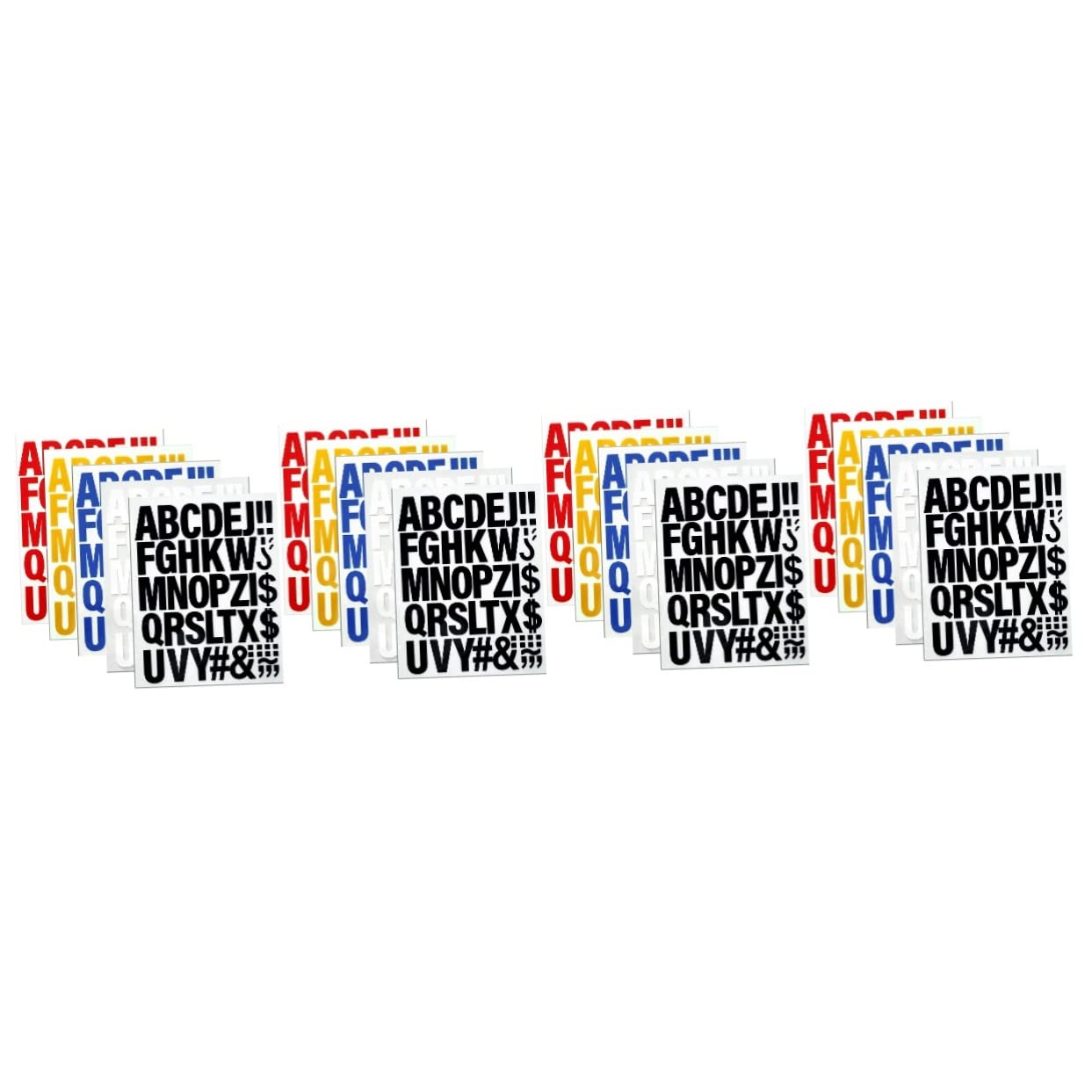 NUOBESTY 20pezzi Termoadesive per Abbigliamento Patches Creativi per Riparazione e Decorazione Colori