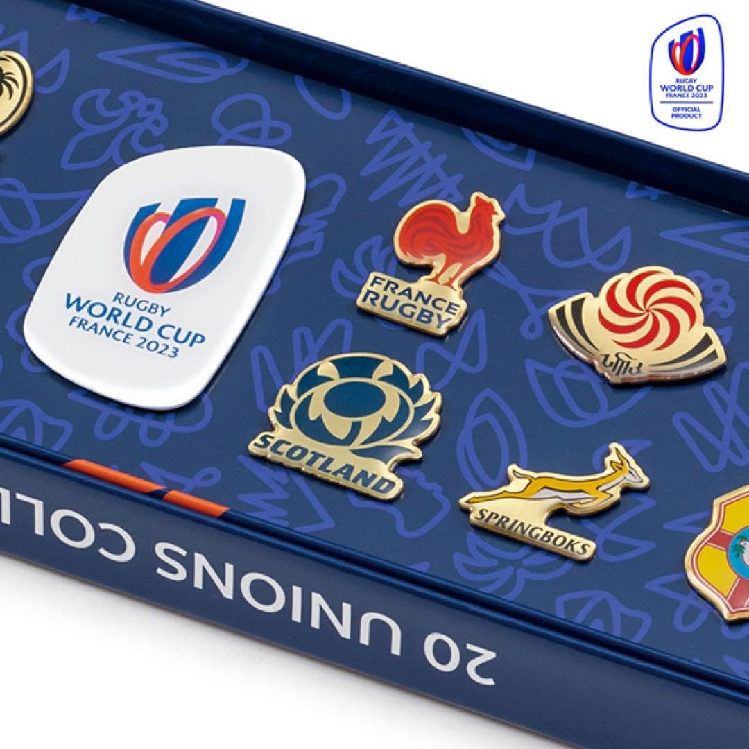 ラグビーワールドカップ2023 代表20ヶ国コレクションピンズセット ラグビーワールドカップ2023 代表20ヶ国コレクションピンズセット