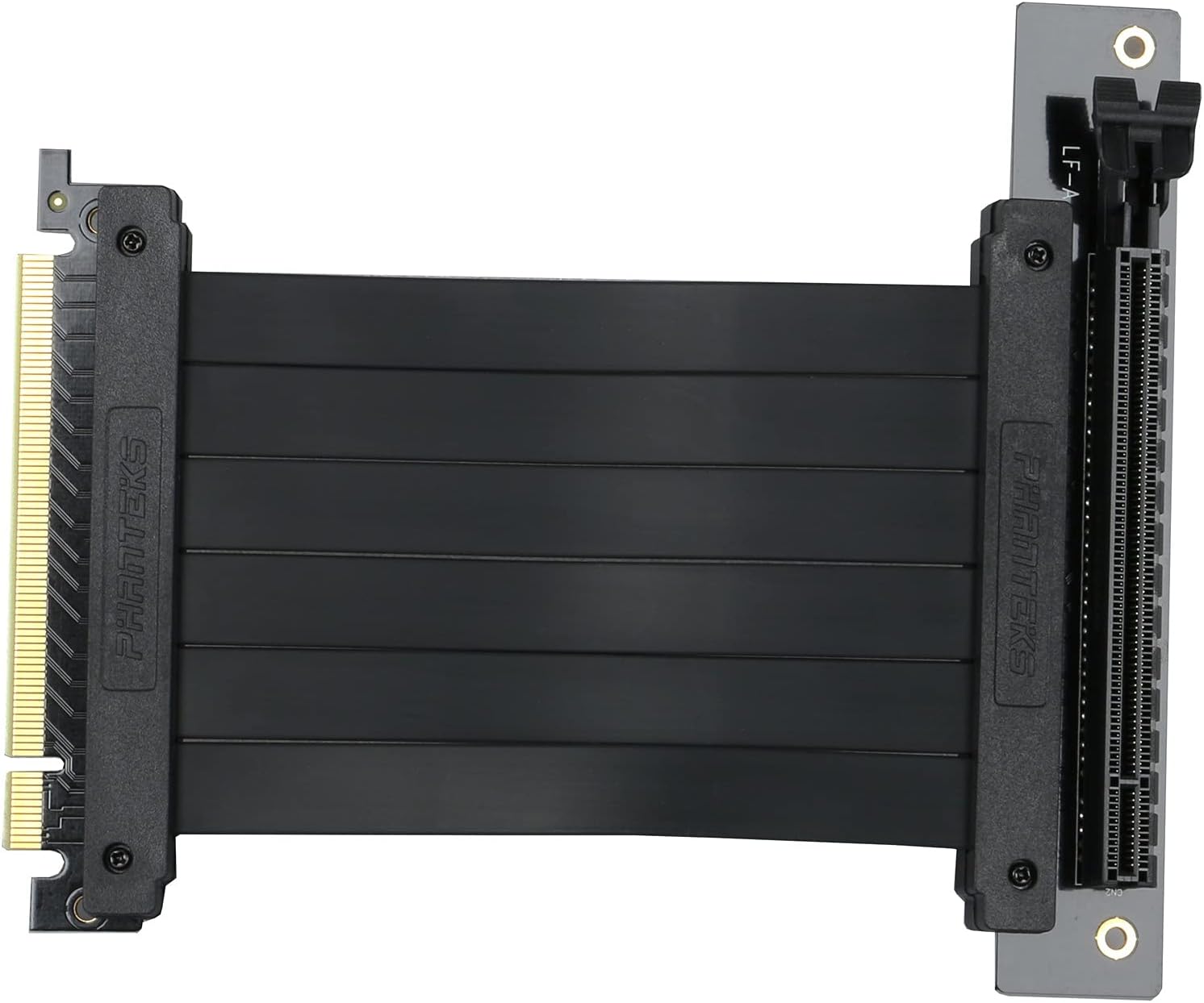 Review Product Phanteks 150mm Flat Line PCI-E x16 Riser (PH-CBRS_FL15), Cable 90 Degree Adapter for Enthoo 719