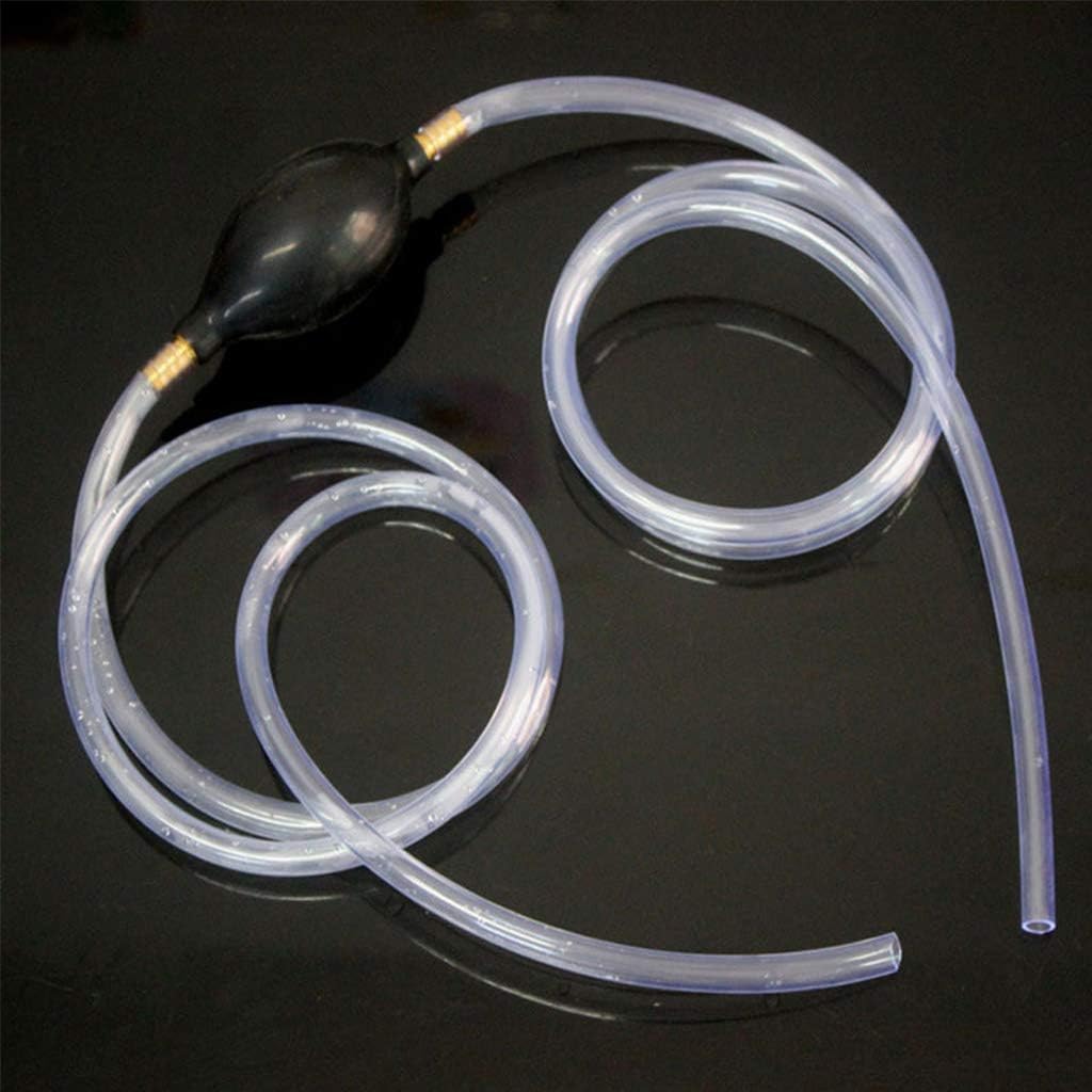 Siphone Hose Oil Water Transfer Siphon Portable Transfer With 2 PVC Hoses Dog Bed Covers Replacement Extra Large