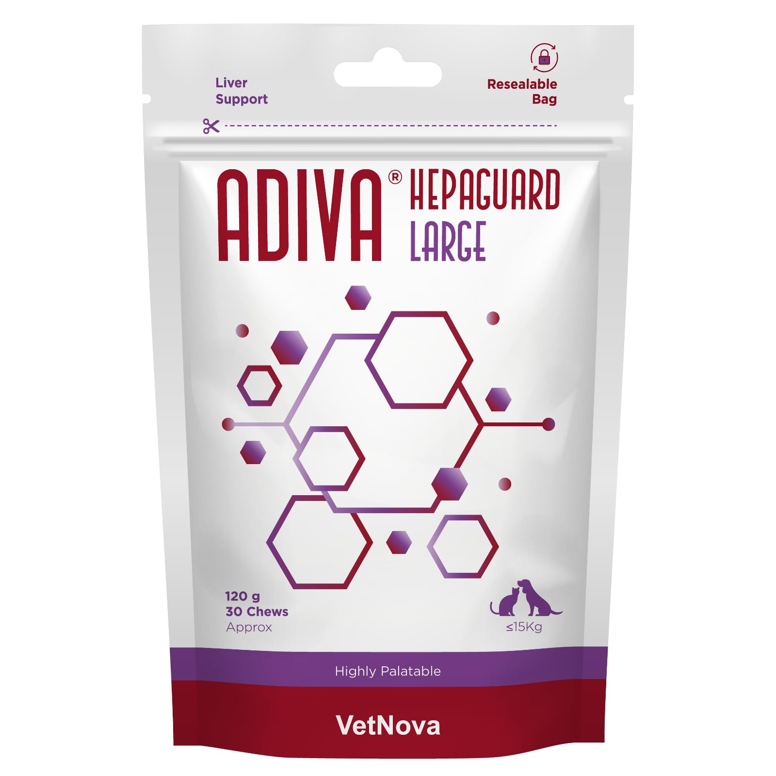 Vetnova ADIVA® Hepaguard Large 30 Chews