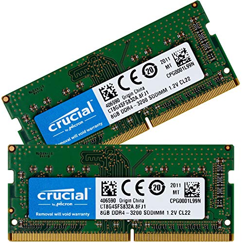 Crucial ノートPC用 メモリ PC4-25600 16GB SODIMM CT8G4SFS832A