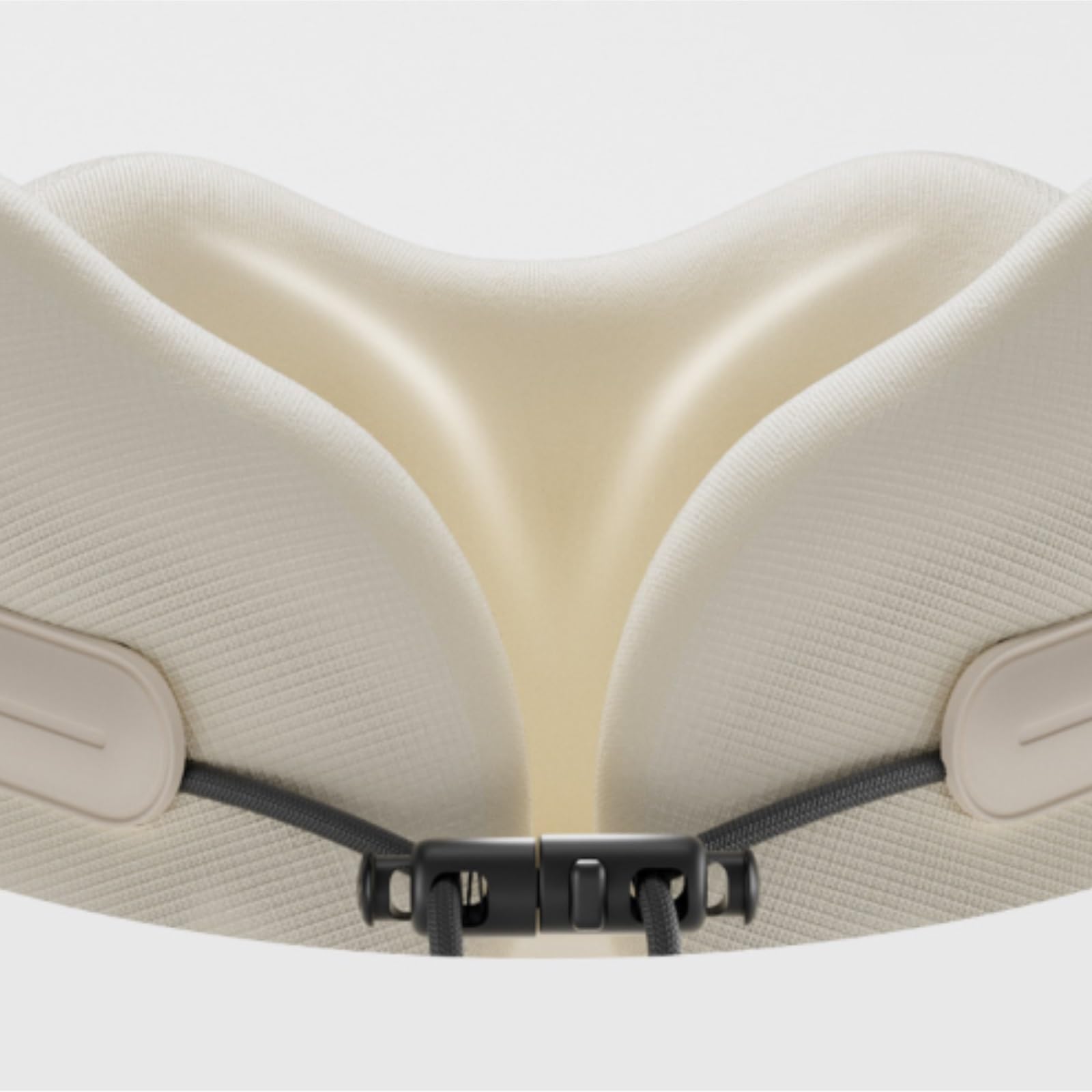 Compact Coussin De Voyage L'oreiller en Forme De U Peut Être Rangé Et Utilisé comme Sac Voyage Avion À Rebond Lent Adultes Bureau(White)