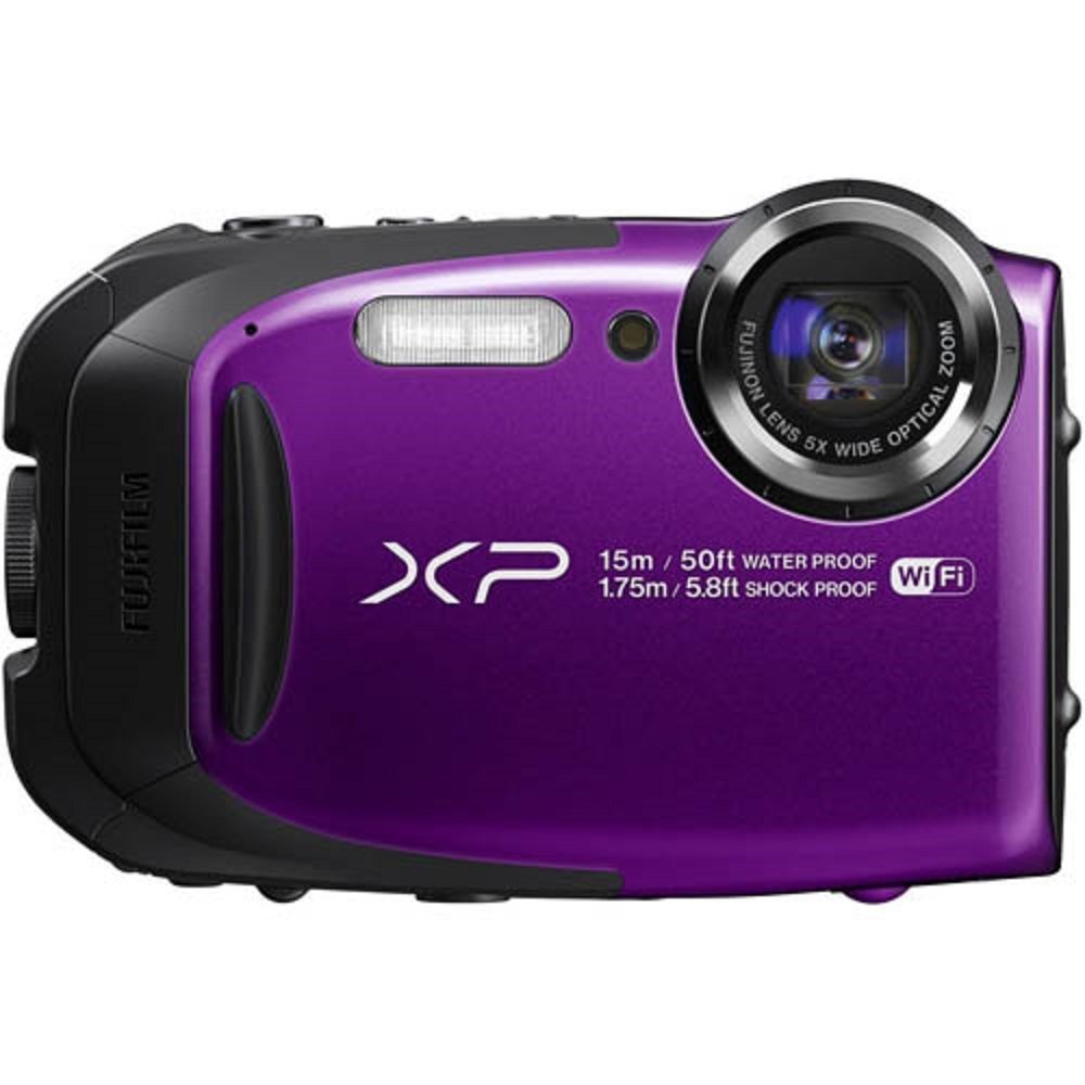 Amazon.com : Fujifilm FinePix XP80 Purple Waterproof Digital