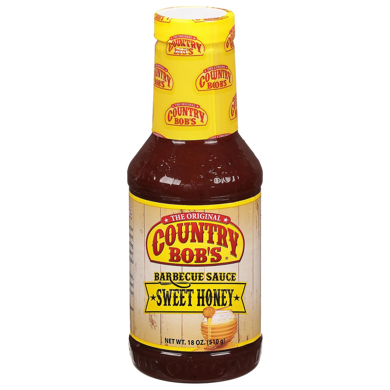 Country Bob's, Sweet Honey Barbecue Sauce, 18 Ounce