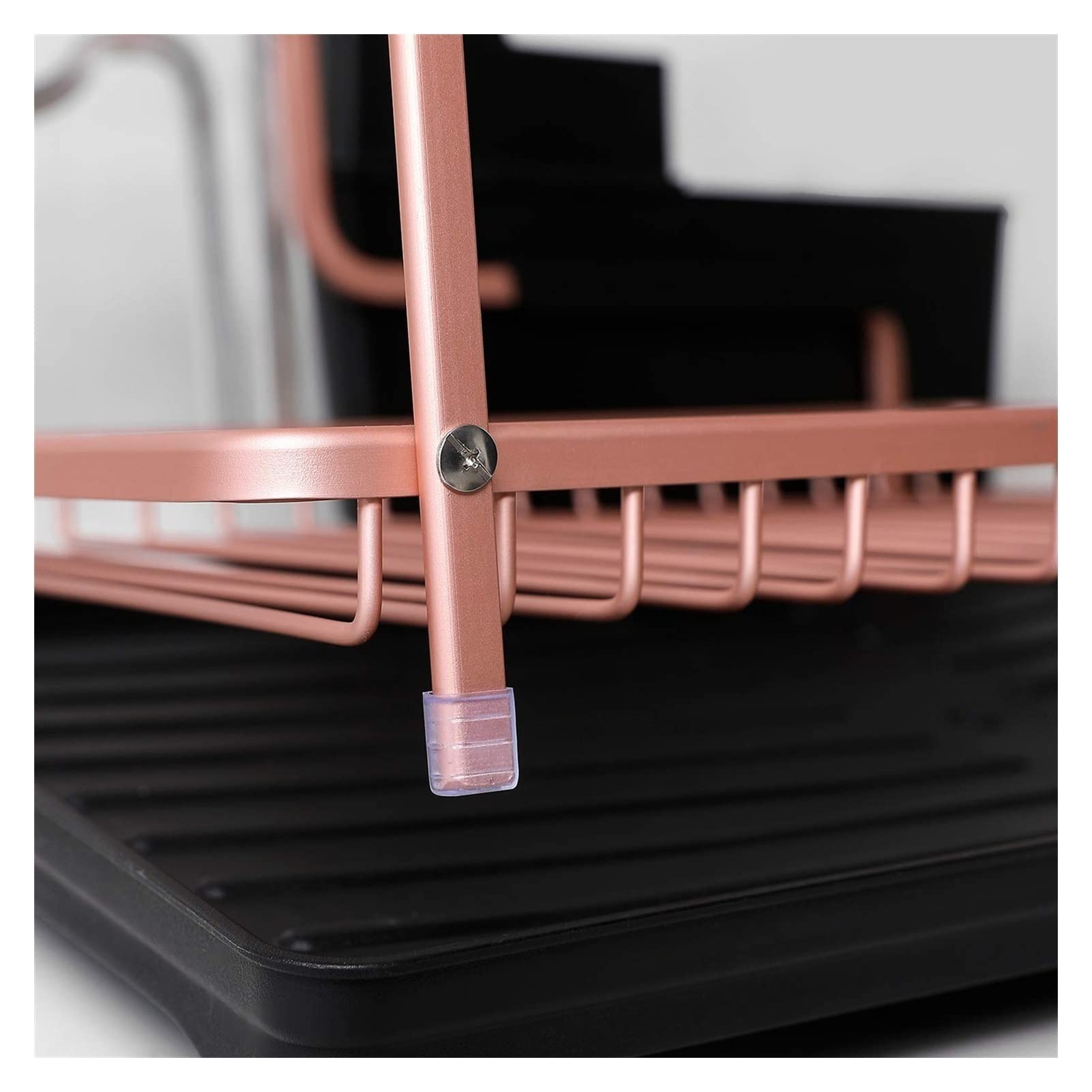 UNNS Geschirrständer Küchenaufbewahrungsregal Teller Trocknung Rack Küchenregal Organizer über Waschbecken Utensilien Halter Schüssel Schüssel ablassen Regal Abtropfgestell (Color : A)